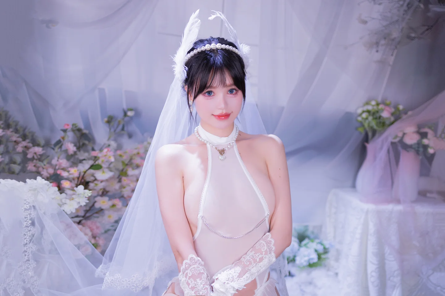 星黛鹿鹿 - No.015 白丝花嫁 [53P-576MB] tg@simisebaisi 【丝足阁】025.webp